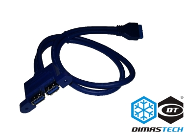  DimasTech® I/O USB 3.0 x 2 Panel